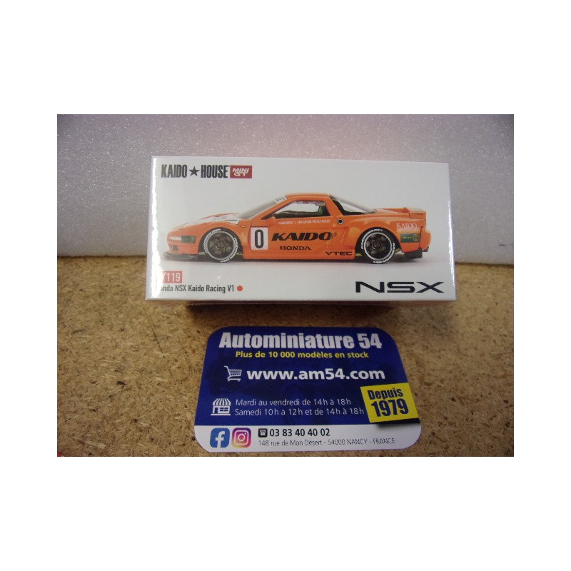 Honda NSX Kaido Works V1 Orange KHMG119 True Scale Miniatures MinGT