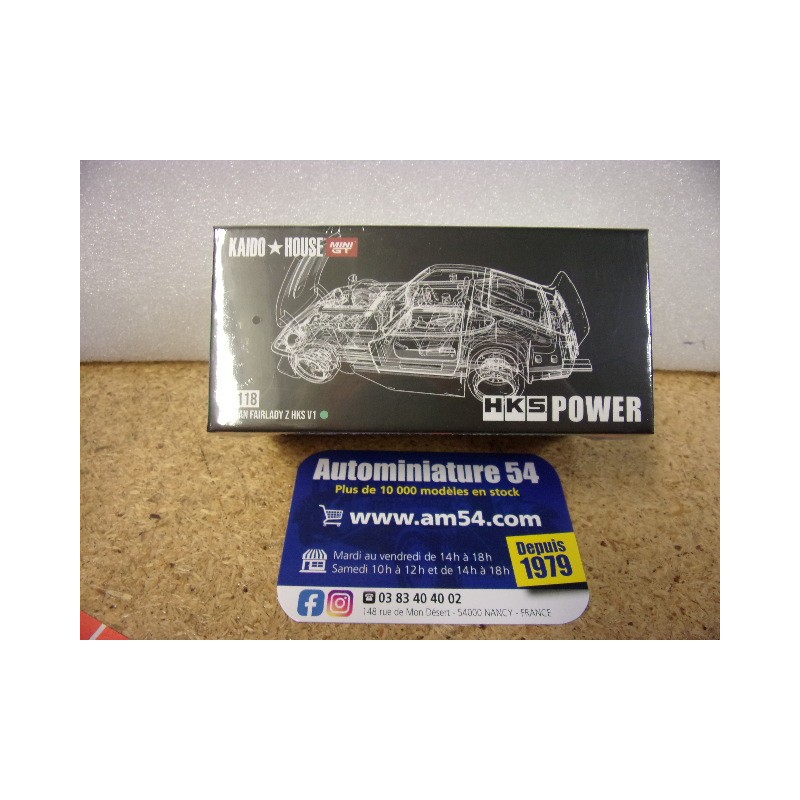 Nissan Datsun Kaido Fairlady Z HKS V1 KHMG118 True Scale Miniatures MinGT