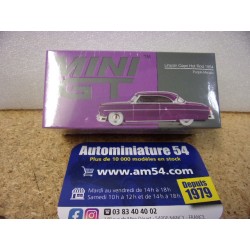 Lincoln Capri Hot Rod Purple Metallic 1954 MGT00757 True Scale Models Mini GT 1.64