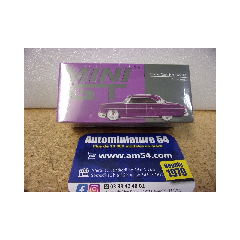 Lincoln Capri Hot Rod Purple Metallic 1954 MGT00757 True Scale Models Mini GT 1.64