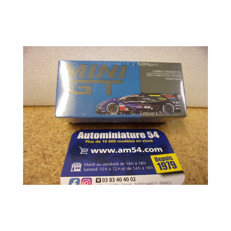 2023 Cadilac V Serie R n°2 24H 3rd Place Le Mans MGT00716 True Scale Models Mini GT