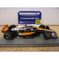 2023 McLaren MCL60 n°81 Oscar Piastri 4th British GP S8594 Spark Model