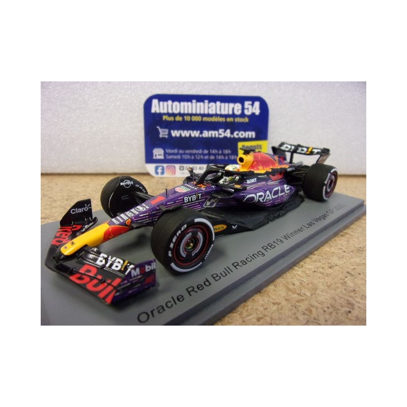 2023 Red Bull Honda RB19 n°1 Max Verstappen 1st Winner Las VegasGP S8934 Spark Model