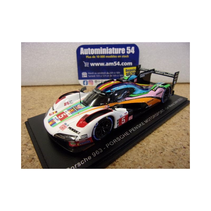 2023 Porsche 963 n°5 Cameron - Christensen - Makowiecki Le Mans S8723 Spark Model