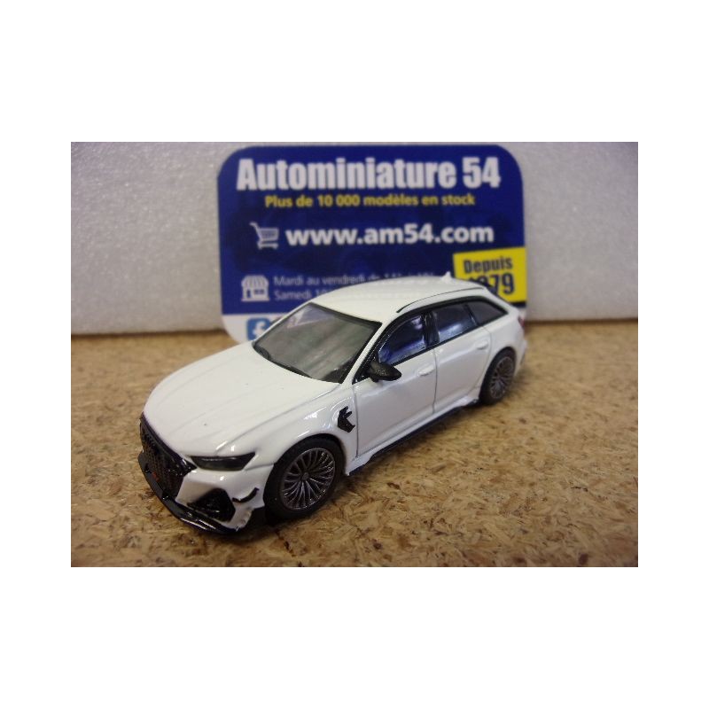 Audi RS6 R Avant ABT White MGT00701 True Scale Models Mini GT