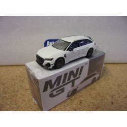 Audi RS6 R Avant ABT White MGT00701 True Scale Models Mini GT