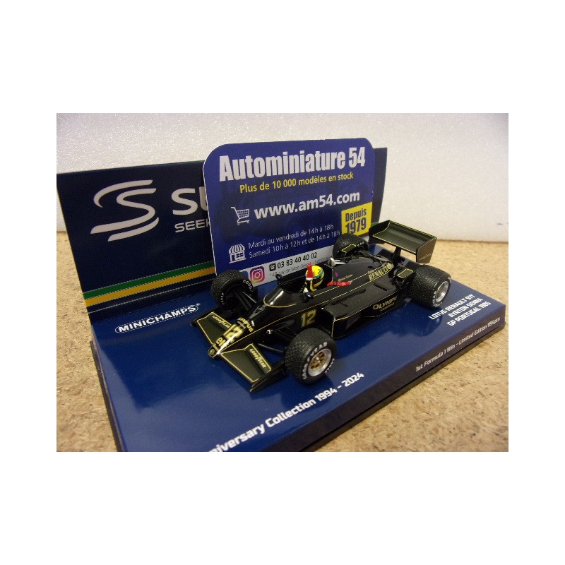 1985 Lotus 97T Ayrton Senna n°12 Portugal 1st Win 540853312 Minichamps