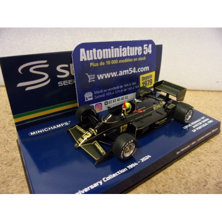 1985 Lotus 97T Ayrton Senna n°12 Portugal 1st Win 540853312 Minichamps