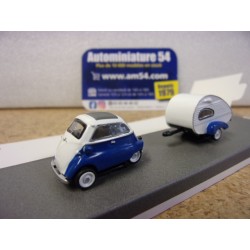 Bmw Isetta Blue + Caravane...