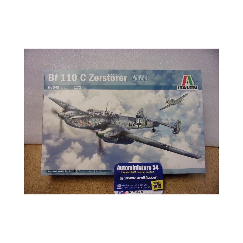 Messerschmitt BF 110C Zerstorer n°049 Italeri Maquette 1.72