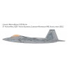 Set Maquette Lockheed Martin FA-22 Raptor n°72011 Italeri Maquette 1.72