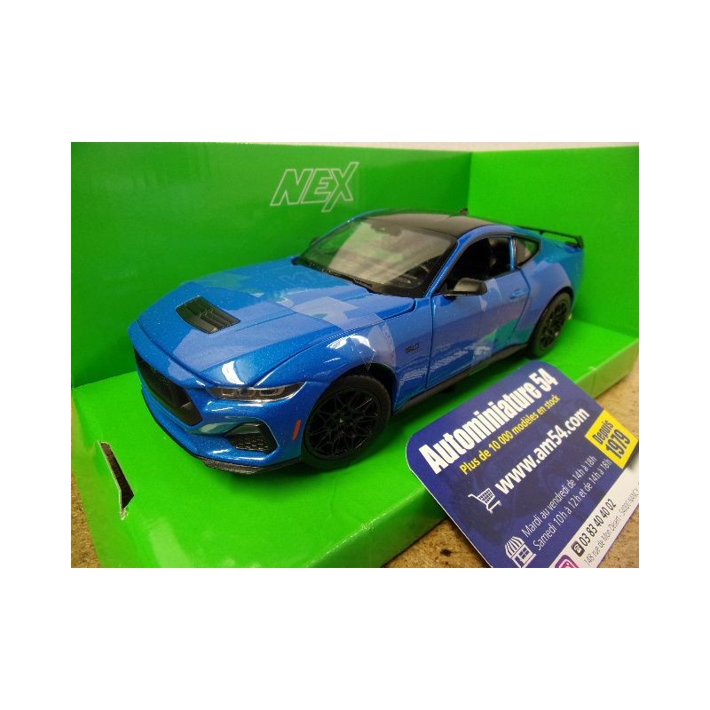 Ford Mustang GT Blue 2024 1/25 24123WB Welly