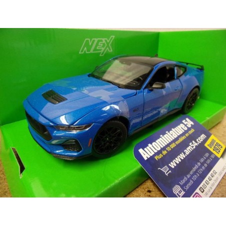 Ford Mustang GT Blue 2024 1/25 24123WB Welly