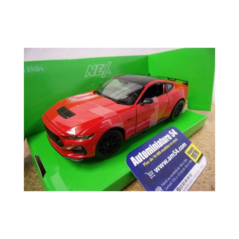 Ford Mustang GT Red 2024 1/25 24123WR Welly