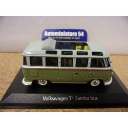 Volkswagen T1Samba Bus Grey - Green 1963 940052300 MaXichamps