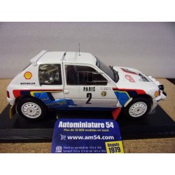 1986 Peugeot 205 T16 n°2 Vatanen - Harryman Monte Carlo 184864 Norev