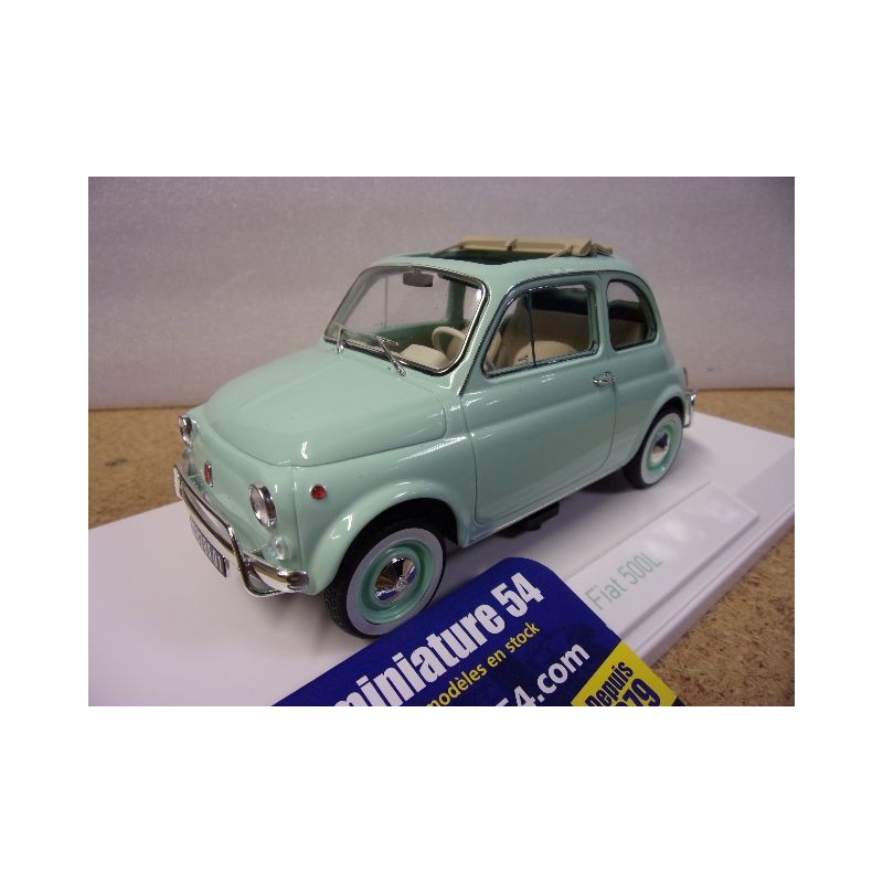 Fiat 500 L 1968 Pastel Blue with Birth Pack 187777 Norev