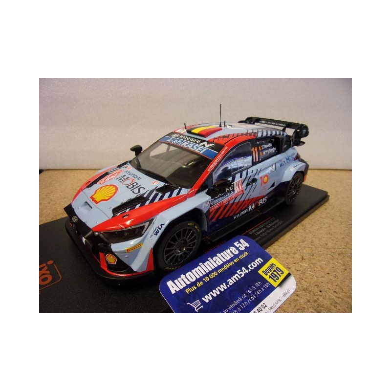 2024 Hyundai I20 N Rally1 WRC n°11 Neuville - Wydaeghe 1st Winner Monte Carlo 18RMC194 Ixo Models