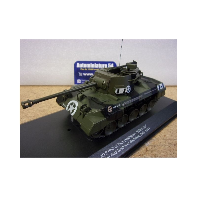 M18 Hellcat Tank Destroyer "Black Cat" 805th Battalion Italy 1944 Motor City Classic Mcity 23189-44