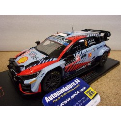 2024 Hyundai I20 N Rally1 WRC n°8 Tanak - Jarveoja Monte Carlo 18RMC195 Ixo Models