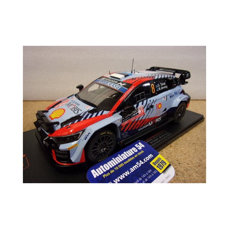 2024 Hyundai I20 N Rally1 WRC n°8 Tanak - Jarveoja Monte Carlo 18RMC195 Ixo Models