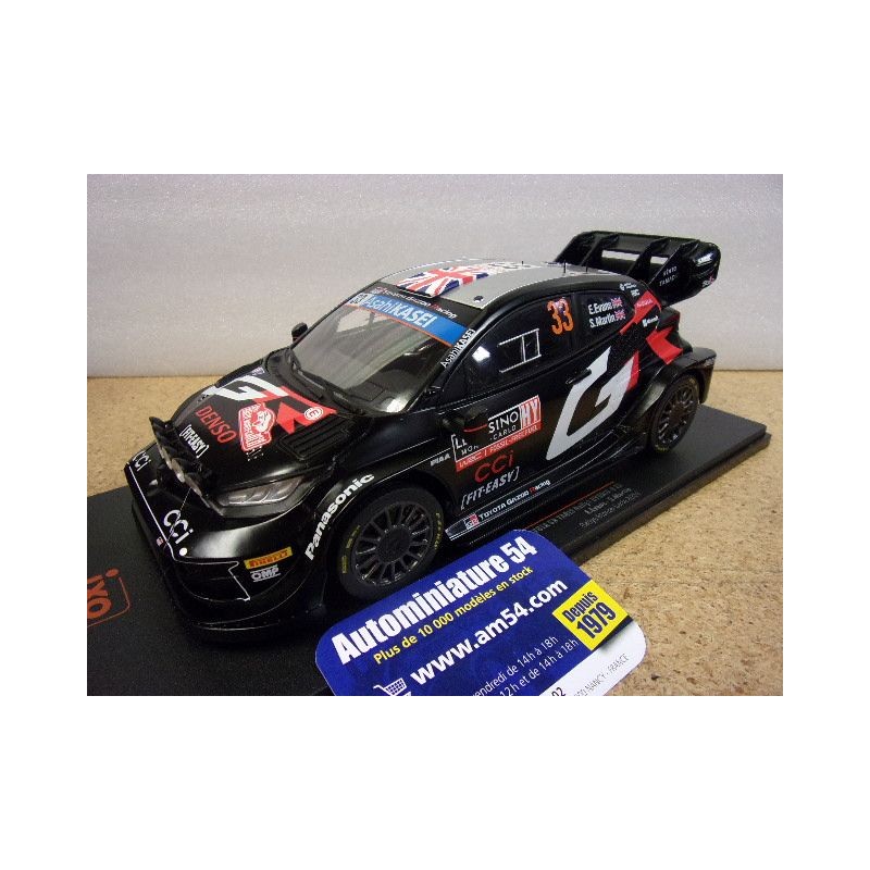 2024 Toyota GR Yaris Rally1 n°33 Evans - Martin Monte Carlo 18RMC197 Ixo Models