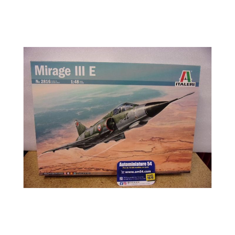 Mirage 3E 4 Version n°2816 Italeri  Maquette 1.48