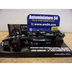 2023 Mercedes AMG Petronas W14 n°44 Lewis Hamilton 2nd Spanish GP 417230844 Minichamps