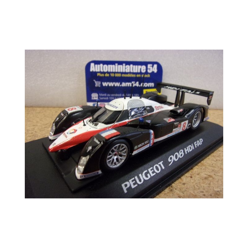 2007 Peugeot 908 HDI n°8 Sarrazin - Bourdais Montagny Le Mans 472722 Norev