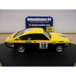 1975 Opel Kadett GTE n°16 Greder - Celigny 10th Tour de Corse ref 2109 Trofeu