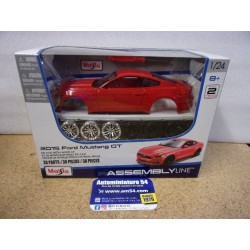 Ford Mustang 2015 red 39126 Kit à Monter Maisto Assembly Line