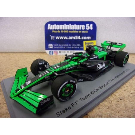 2024 Sauber Stake F1 Team Kick C44 n°77 Valtteri Bottas Bahrain GP S9515 Spark Model