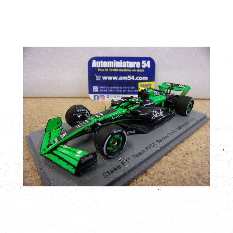 2024 Sauber Stake F1 Team Kick C44 n°24 Zhou Guanyu Bahrain GP S9516 Spark Model