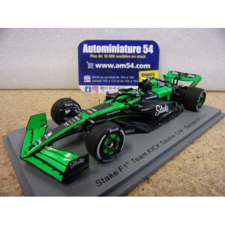 2024 Sauber Stake F1 Team Kick C44 n°24 Zhou Guanyu Bahrain GP S9516 Spark Model