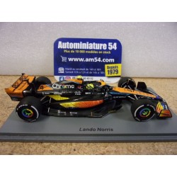 2023 McLaren MCL60 n°4 Lando Norris 5th Abu Dhabi S8945 Spark Model