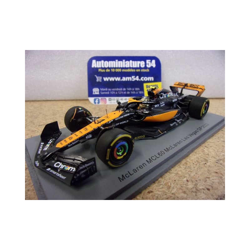 2023 McLaren MCL60 n°4 Lando Norris Las Vegas S8940 Spark Model