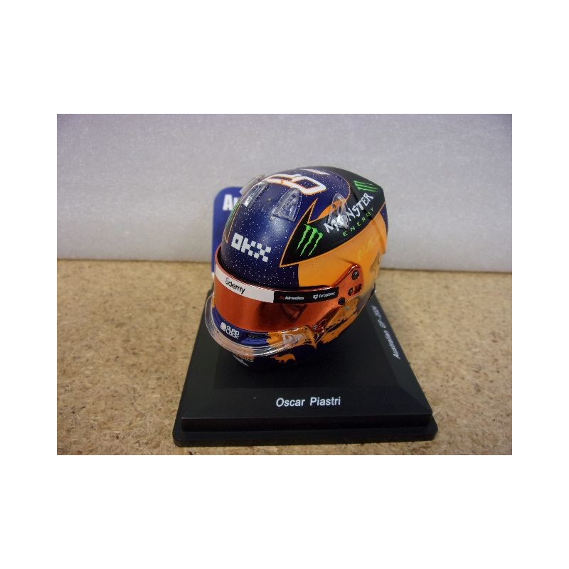 2024 Casque Oscar Piastri McLaren Australian GP 1/5 5HSP109 Spark Model