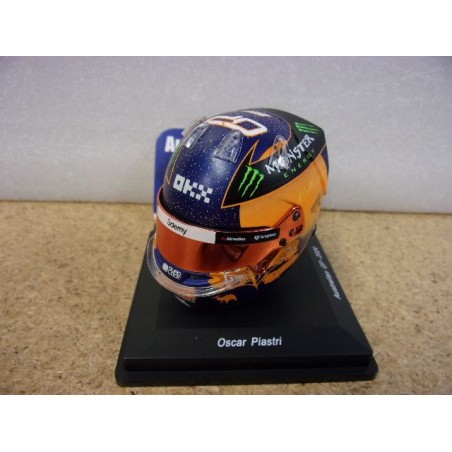 2024 Casque Oscar Piastri McLaren Australian GP 1/5 5HSP109 Spark Model