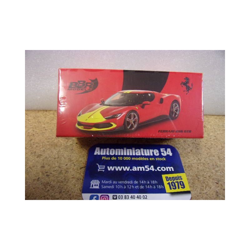 Ferrari 296GTB Rosso Corsa Assetto Fiorano  BBRModels BBRFER64002 MiniGT 1/64