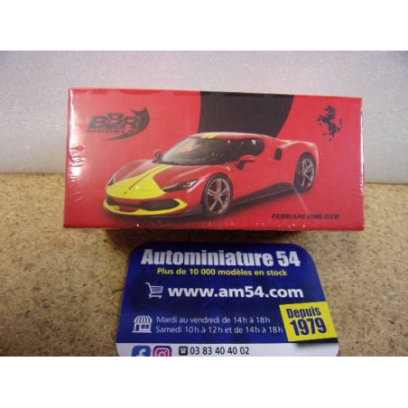 Ferrari 296GTB Rosso Corsa Assetto Fiorano  BBRModels BBRFER64002 MiniGT 1/64