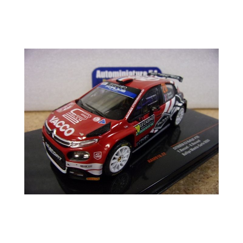 2024 Citroen C3 Rally2 n°20 Rossel - Dunand Monte Carlo RAM916 Ixo Model