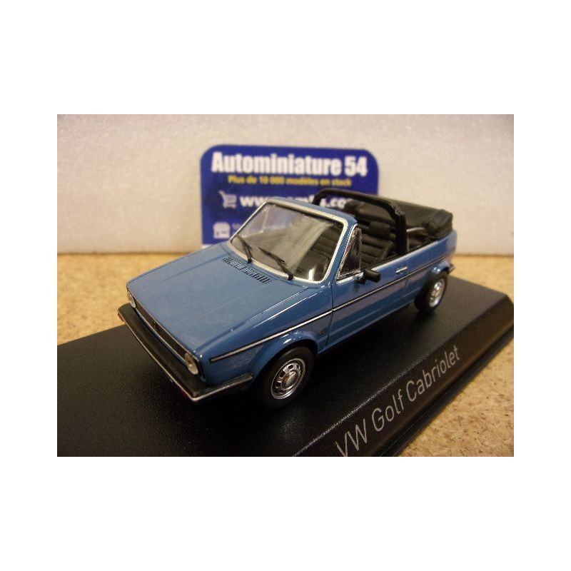 Volkswagen Golf One Cabrio Monaco Blue 1982 840069 Norev