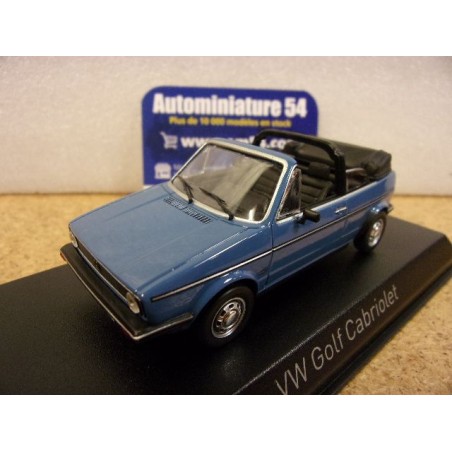 Volkswagen Golf One Cabrio Monaco Blue 1982 840069 Norev