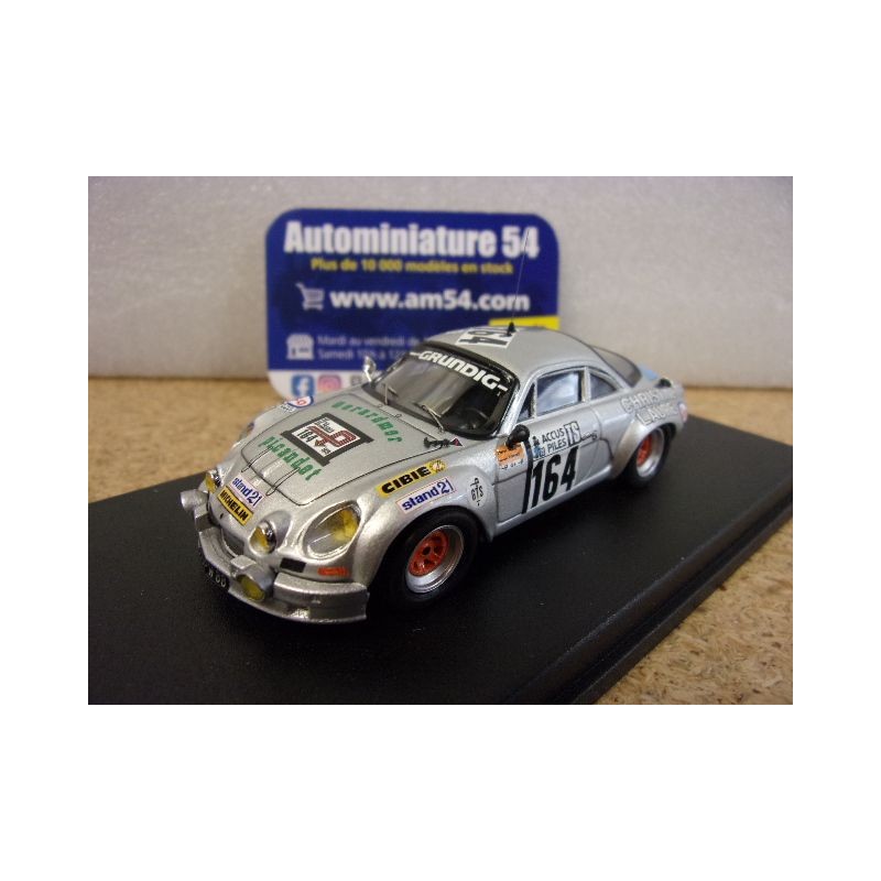 1975 Alpine A110 n°164 Pierre Meny - Pascal Goury 18th Tour de France RRFR80 Trofeu