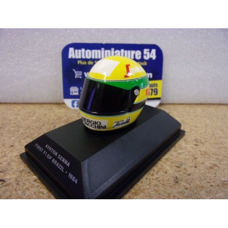 1984 Casque Ayrton Senna First GP Brazil 540308419 Minichamps