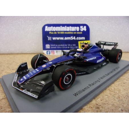 2024 Williams FW46 n°2 Logan Sargeant Barhain GP S9525 Spark Model