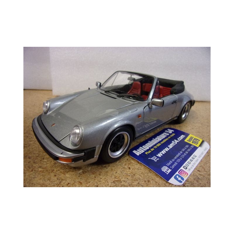 Porsche 911 Carrera 3.2 Cabrio Grey Metallic 1983 100063034 Minichamps