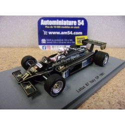 1981 Lotus 87 JPS n°11 Elio...