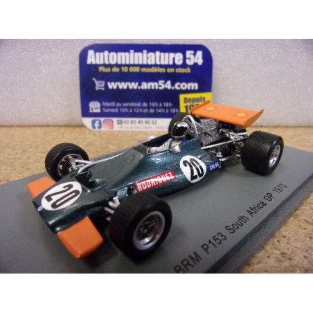 1970 BRM P153 n°20 Pedro Rodriguez South Africa GP S5276 Spark Model