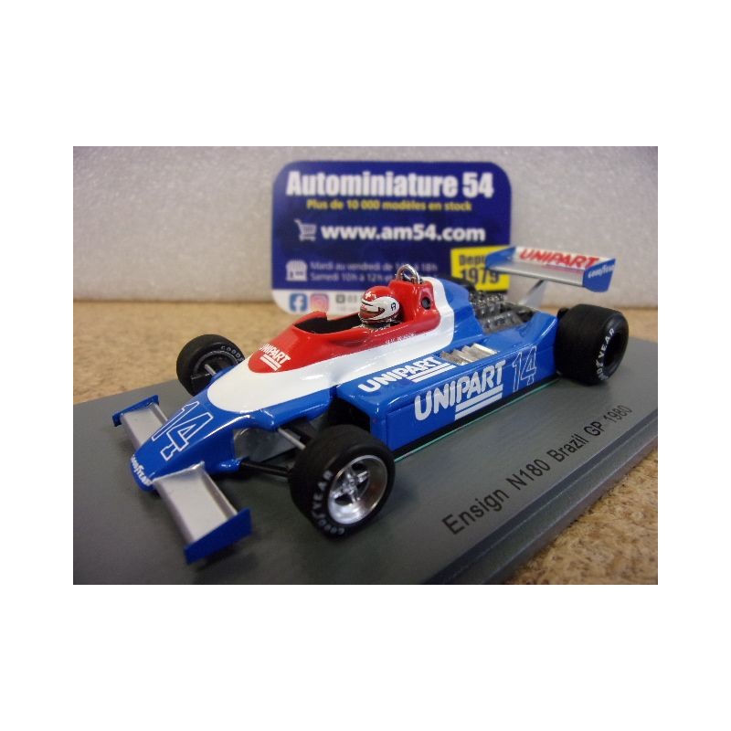 1980 Ensign N180 n°14 Clay Rgazzoni Brazil GP S5304 Spark Model